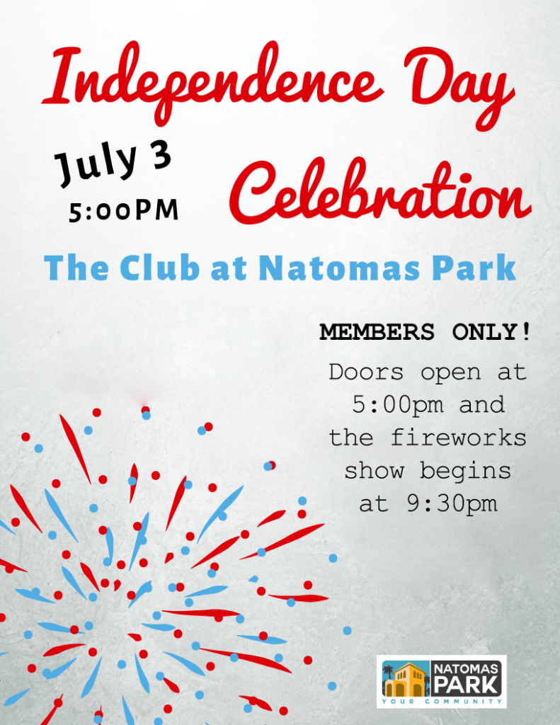 UPDATE to July 3rd Independence Day Celebration
